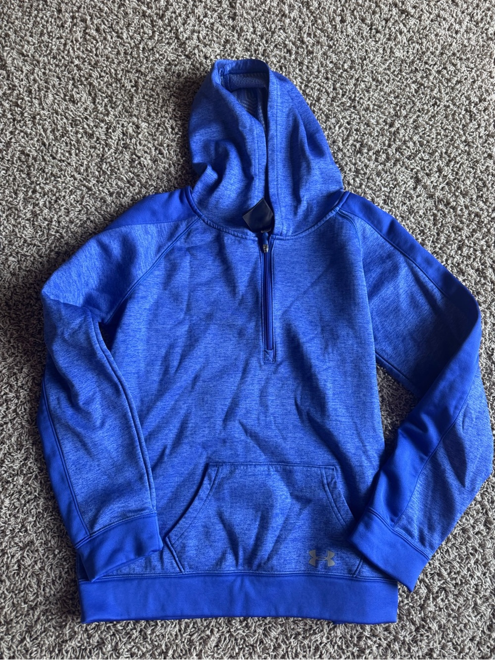 Under Armour Purple/blue Quarter‑Zip Hoodie